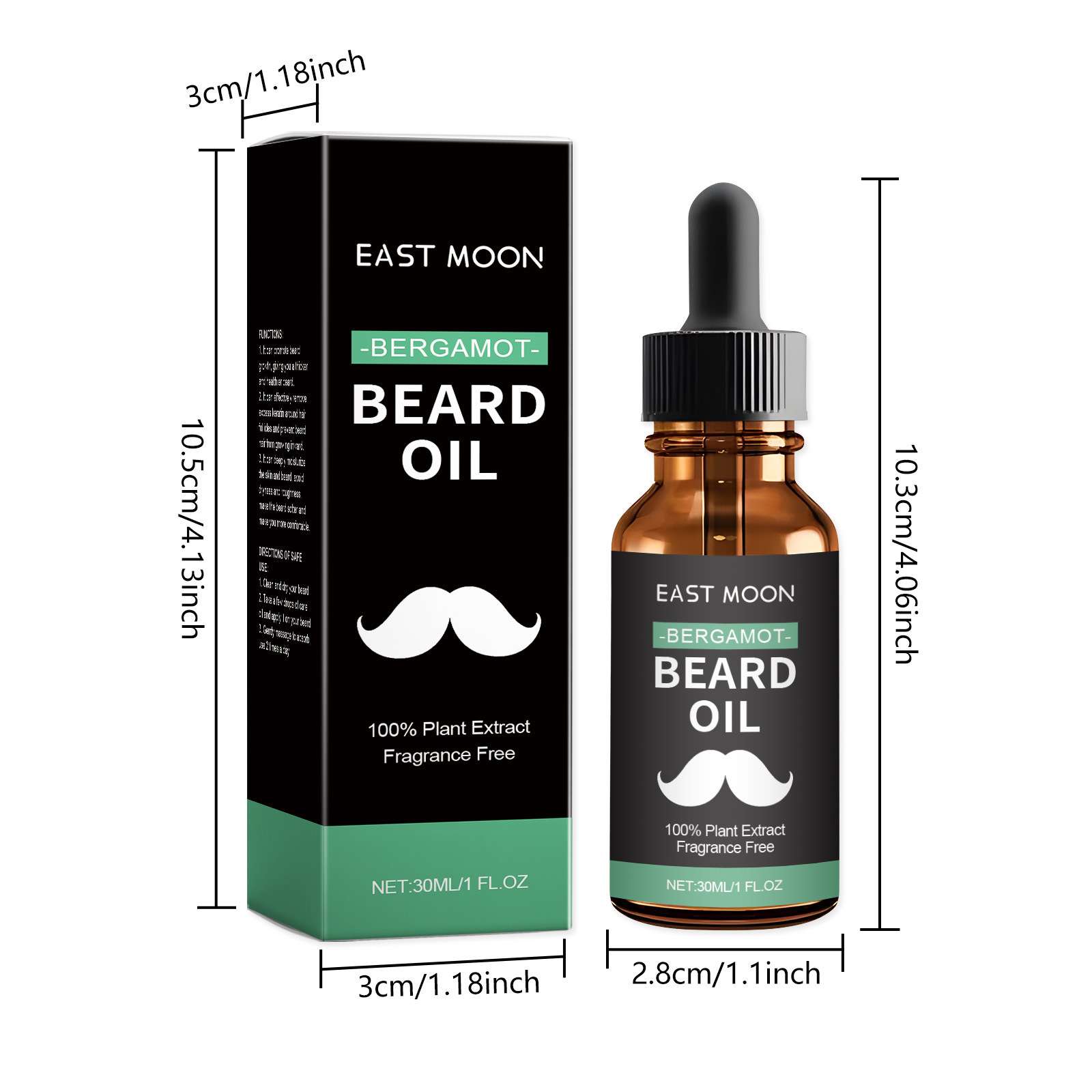 Men's Care Beard Oil - Gentle Cleansing & Hydration Formula