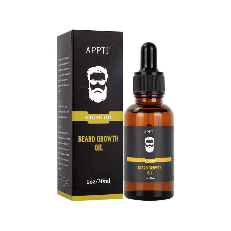Beard Oil Growth with Biotin & Natural Extracts - Microneedle Roller Compatible